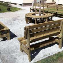 Dřevěné výrobky ošetřené Profi impregnací (vakuově-tlaková impregnace), zakázková výroba Impregnace Soběslav