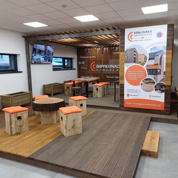 Firemní prodejna a showroom spol. Impregnace Soběslav