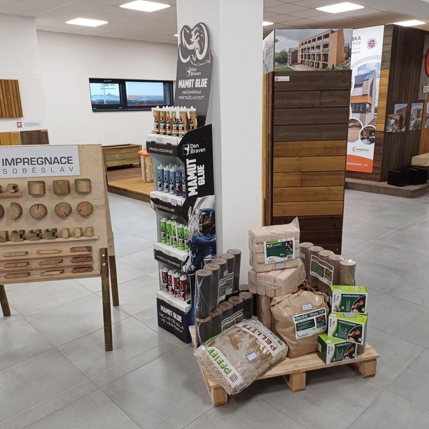 Firemní prodejna a showroom spol. Impregnace Soběslav