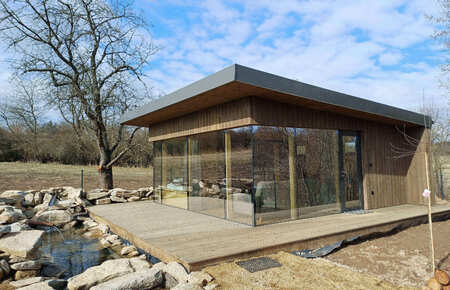Tiny House Bond: dřevěné opláštění s dlouhou životností díky tlakové impregnaci