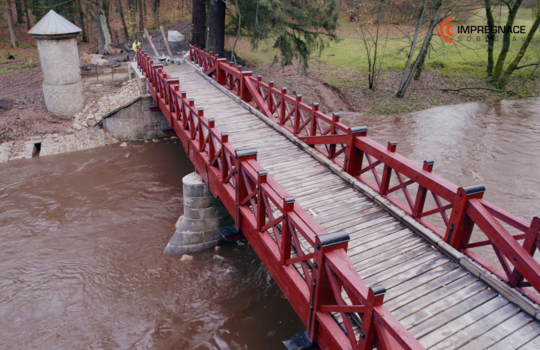 VIDEO: rekonstrukce Červeného mostu v Babiččině údolí