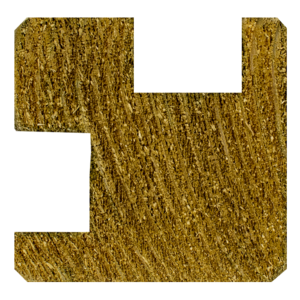 Hranol drážkovaný Borovice, 70x70x3000 mm, impregnovaný Hranol drážkovaný Borovice, 70x70x3000 mm, impregnovaný