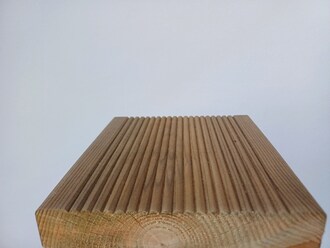 Terasové prkno drážkované, 28x145x3000 mm, impregnované Terasové prkno drážkované, 28x145x3000 mm, impregnované
