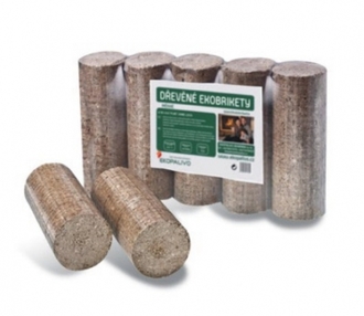 Válcové ekobrikety z tvrdého dřeva - TOP Válcové ekobrikety z tvrdého dřeva - TOP